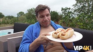 VIP4K. Brunette teen Chloe Heart was rescued by StepDaddy and fucked in different positions