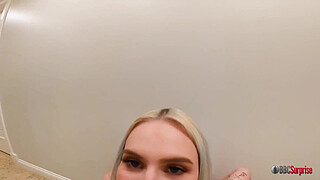 BBC Surprise - XXL Dick For Porn Newbie Roxanne (Huge Creampie)