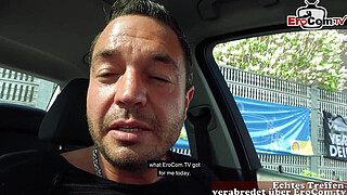 German fat BBW slut spontaneously fucked at real sex meeting