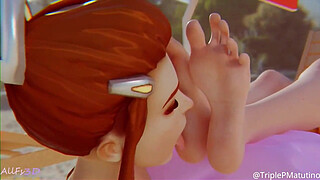 3d Animated Footjob Feet Compilation Hentai Sfm Blender