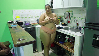 fucking my girlfriend's sister in the kitchen