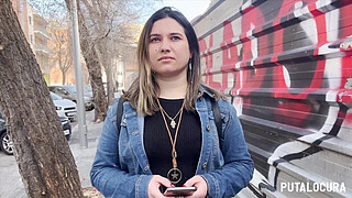 PutaLocura - Torbe seduces horny Latina Ana Bad on the street and fucks her