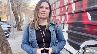 PutaLocura - Torbe seduces horny Latina Ana Bad on the street and fucks her