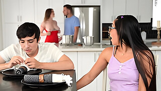 Lindsay Lee yells at Madison Wilde, "What the hell is going on? Put Your Boobs Away!" -S8:E7