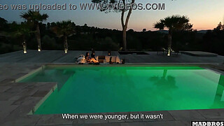 A French Neighbor Couple Agrees To Make Noise In A Villa By Swapping Our Wives!!