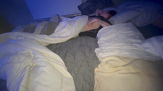 Sleeping Step Mom takes Son Cock