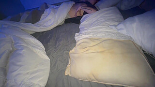 Sleeping Step Mom takes Son Cock