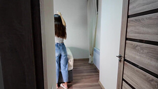 Triple creampie! Stepson knows how to stop time and fucked stepmother