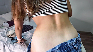 Triple creampie! Stepson knows how to stop time and fucked stepmother