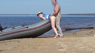 Lady Tourist and Boatman