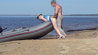 Lady Tourist and Boatman