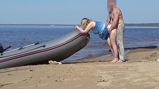 Lady Tourist and Boatman