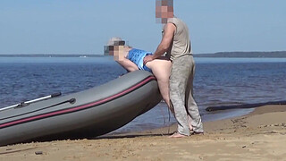 Lady Tourist and Boatman