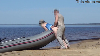 Lady Tourist and Boatman