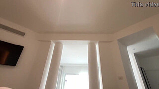 I caught my Roommate masturbating and i had to fuck her!