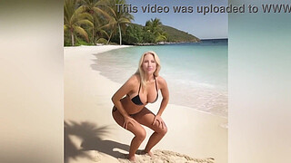 Hot Stepmom Showing Her New Sexy Bikini to Horny Stepson with Dirtytalk. Watch The Hot MILF Nude At The End | AI-generated