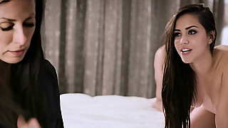 PURE TABOO Upset MILF Reagan Foxx Caught Mean Stepbae Alina Lopez Getting Fucked By Her Stepdad