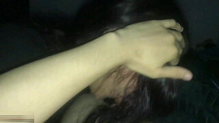 I finger my stepsister's horny pussy and cum in her mouth while her boyfriend is on a trip