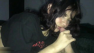 I finger my stepsister's horny pussy and cum in her mouth while her boyfriend is on a trip