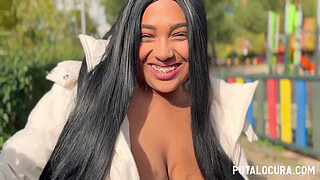 PutaLocura - Big ass and busty Colombian Thayanna Babyy caught