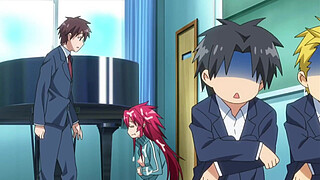 Hentai vampire gets gangbanged in classroom