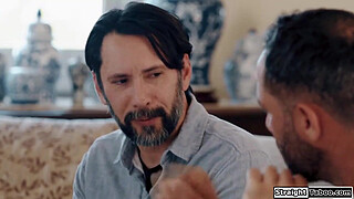 Stepdads rim and anal fuck their petite teen stepdaughters