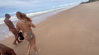 I had an orgy on the nudist beach with my hot friends and I even recorded it