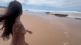 I had an orgy on the nudist beach with my hot friends and I even recorded it