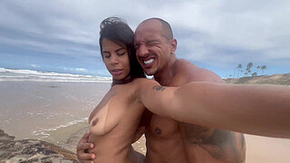 I had an orgy on the nudist beach with my hot friends and I even recorded it