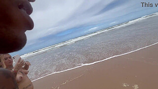 I had an orgy on the nudist beach with my hot friends and I even recorded it