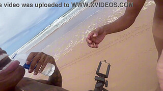 I had an orgy on the nudist beach with my hot friends and I even recorded it