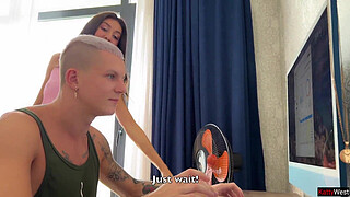 Cuckold Cleanup Creampie from Pussy after Rough sex with the Wife's lovers