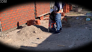 security camera at construction site Engineer Nataly