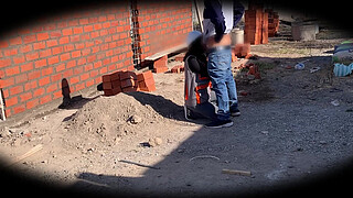 security camera at construction site Engineer Nataly