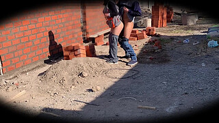 security camera at construction site Engineer Nataly