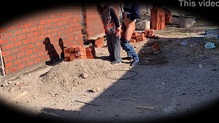 security camera at construction site Engineer Nataly