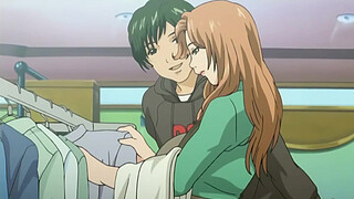 Hentai - Fucking my Step Mom in the Store Fitting Room [Uncensored] [Subtitled]