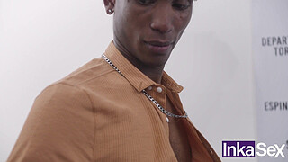 Peruvian Milf takes her husband for some massages, and ends up getting fucked by a big-assed and nymphomaniac Venezuelan.