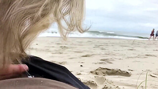 A fat dick in the ass perked up a milf dozing on the beach!