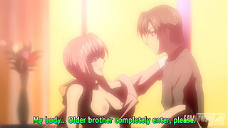 Hentai - Step Sister Wakes Me Up With a Blowjob [Subtitled]