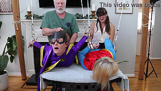 SB#2-3) Monica Sexxxton, Karlee Paige and Sandra Moore do Edge Play, Strap-on Fucking, Pussy Eating, Doggystyle Fucking