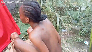 Fucking baba white in the bush