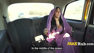 South Asian Nurse Fucks Taxi Man