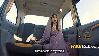 South Asian Nurse Fucks Taxi Man