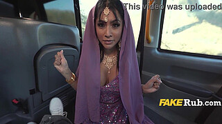 South Asian Nurse Fucks Taxi Man