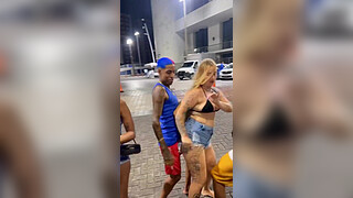 Amateur video leaked online showing everyone fucking in the street without a condom