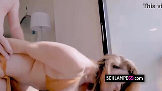 Busty German wife doggystyle sex