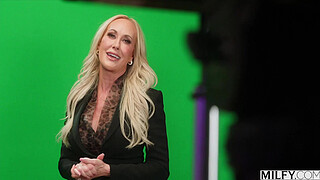 MILFY MILF Brandi Love Gets Spit Roasted By 2 Monster BBCs