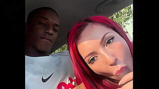 Keep your eyes on the road and your mouth on that delicious cock until you drink all the milk