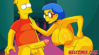 The best tits and butts in adult cartoons! Simptoons, Simpsons hentai!
